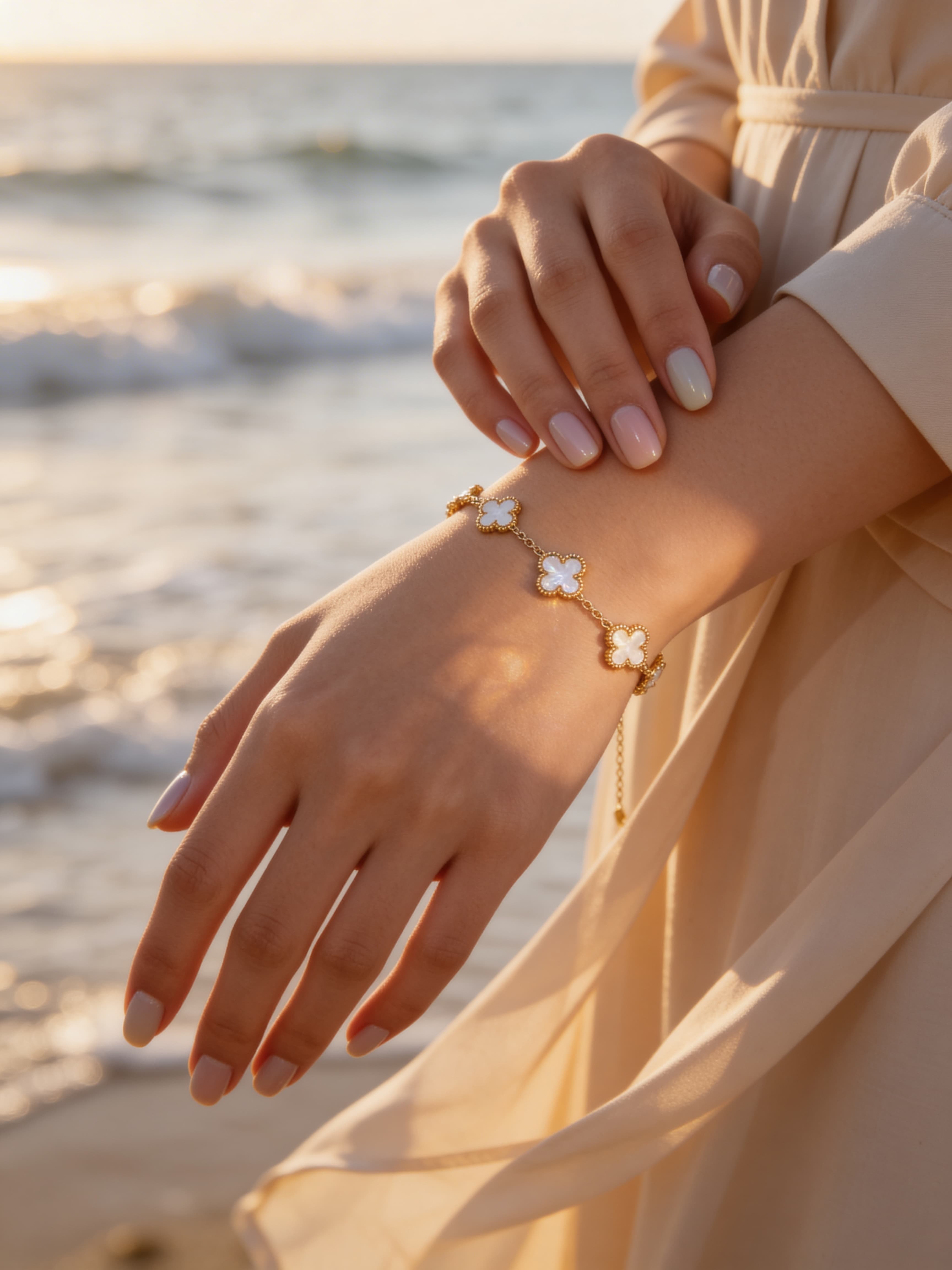 The Alhamra Clover Bracelet - View Details The Alhamra Clover Bracelet - Image 3