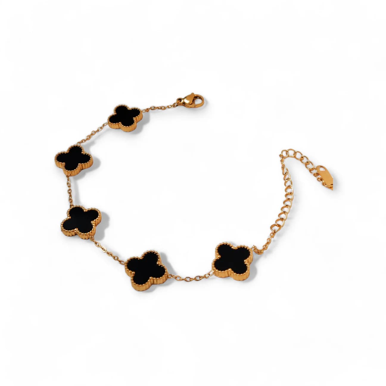 The Midnight Clover Bracelet - View Details The Midnight Clover Bracelet - Image 3